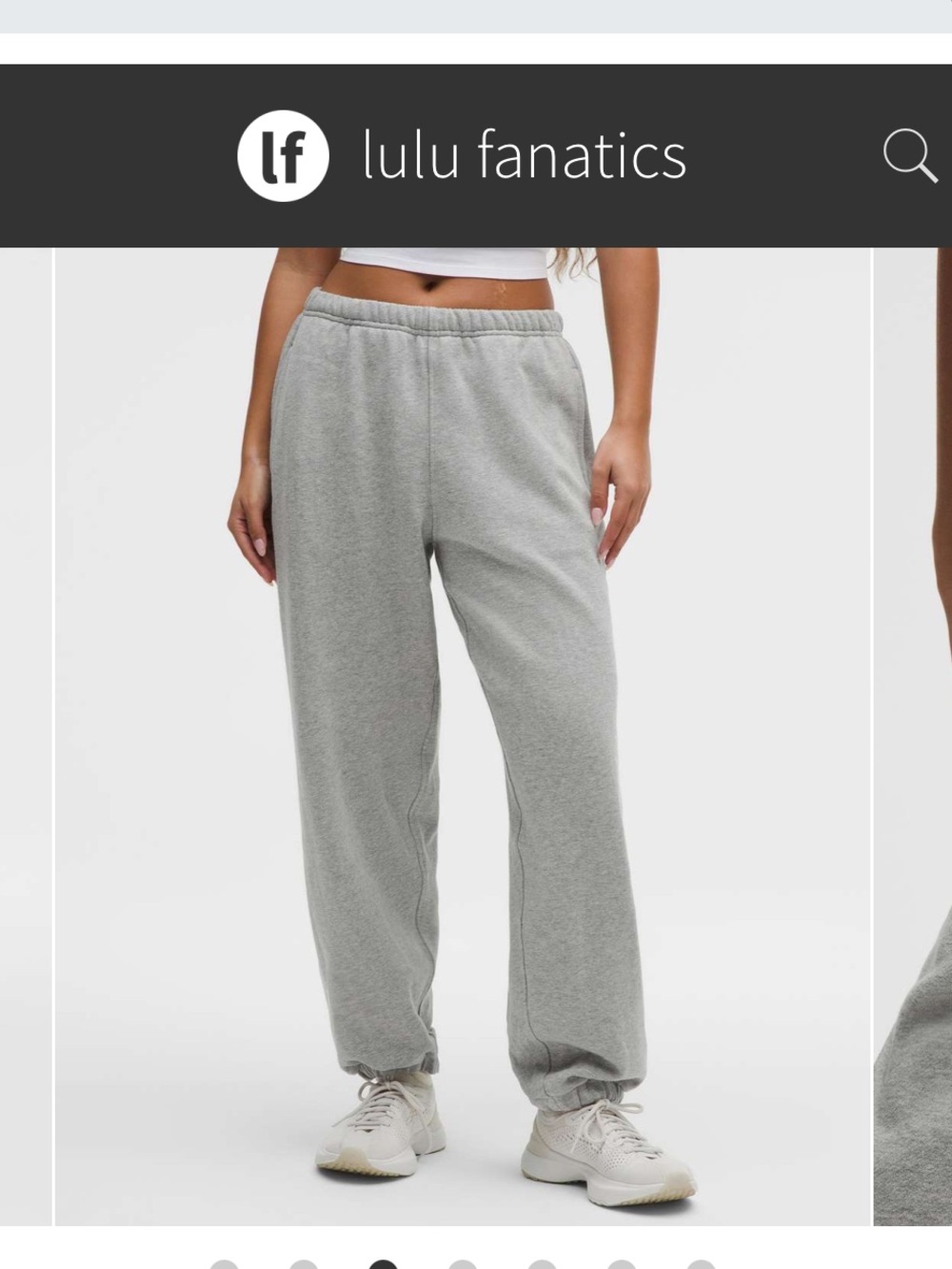 NWT Lululemon Womens Steady State Jogger Large Heathered Core Medium Grey